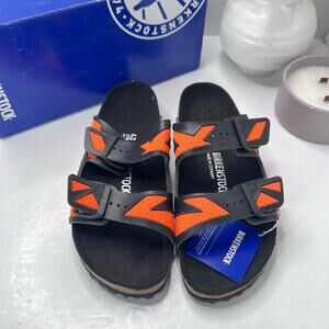 Birkenstock Arizona Sandal Rubberized Orange Women 11/Men 9/EU 42 NWB Narrow Fit
